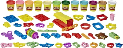 Игровой набор пластилина Play-Doh Creations Fun Factory 12 баночки 1 кг. (F1173)