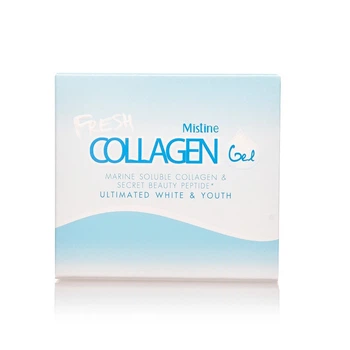 Гель для лица с пептидами морского коллагена Fresh Collagen Gel, 40 мл. Mistine (8859178713708)