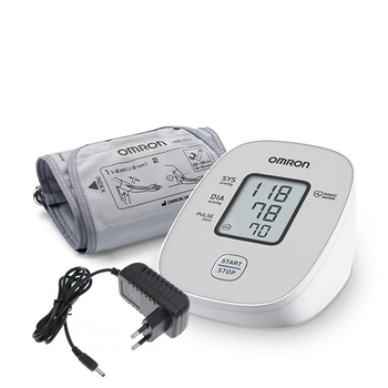 Тонометр Omron M2 Basic с адаптером