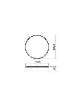 Стельовий світильник Redo YOMO PL LED 45W 3000K GD (5.1.2) 01-2568