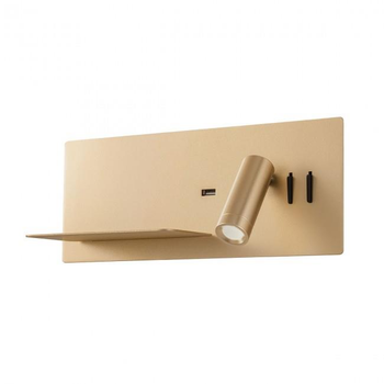 Бра Redo BROOK AP LED 1x8W+1x3W USB 3000K GD (5.1.2) 01-2984