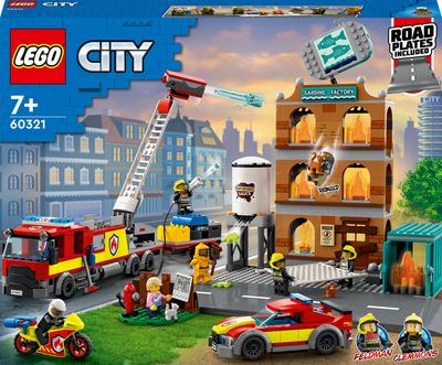 Zestaw klocków LEGO City Straż pożarna 766 elementów (60321)