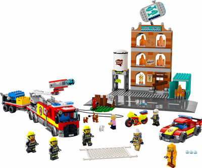 Zestaw klocków LEGO City Straż pożarna 766 elementów (60321)