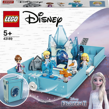 Zestaw klocków LEGO Disney Princess Książka z przygodami Elsy i Nokka 125 elementów (43189)