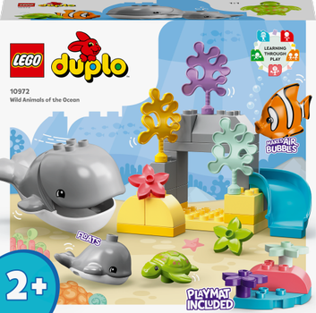 Zestaw klocków LEGO DUPLO Town Dzikie zwierzęta oceanów 32 elementy (10972)
