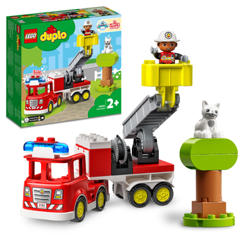 Zestaw klocków LEGO DUPLO Town Wóz strażacki 21 elementów (10969)