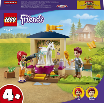 Zestaw klocków LEGO Friends Kąpiel dla kucyków w stajni 60 elementów (41696)