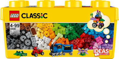 Zestaw klocków LEGO Classic Pudełko klocków dla kreatywnego konstruowania LEGO Classic 484 elementy (10696)
