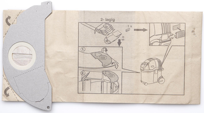 Papierowe worki filtracyjne KARCHER do odkurzaczy piorących (6.904-143.0)