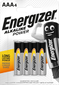 Baterie Energizer Alkaline Power AAA 4 szt. (7638900247893)