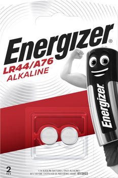 Baterie Energizer LR44/A76 Alkaliczne 2 szt. (639317)