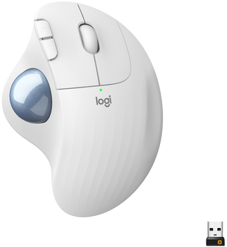 Logitech Ergo M575 biała mysz Bluetooth (910-005870)