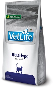 Сухий лікувальний корм для котів Farmina Vet Life UltraHypo дієт. харчування, при харчовій алергії, 2 кг (8010276022523)