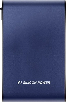 Dysk Twardy Silicon Power Armor A80 2TB SP020TBPHDA80S3B 2.5 USB 3.1 Zewnętrzny Niebieski