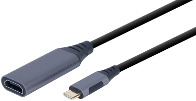 Адаптер-перехідник Cablexpert USB Type-C - HDMI 0.15 м Сірий (A-USB3C-HDMI-01)