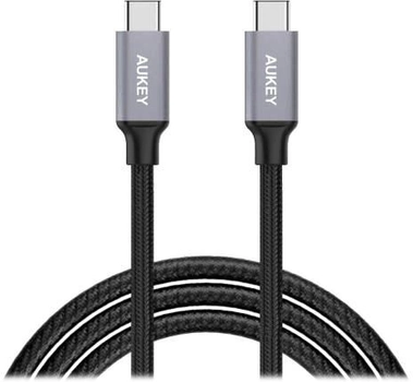 Kabel AUKEY CB-CD5 USB Type-C - USB Type-C 1 m Czarny (LLTS102835)