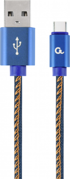 Кабель Cablexpert USB — USB Type-C 1 м Blue (CC-USB2J-AMCM-1M-BL)