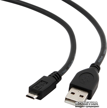 Кабель Cablexpert USB 2.0 - MicroUSB 5pin 1 м (CCP-mUSB2-AMBM-1M)