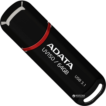 ADATA UV150 64GB USB 3.0 Black (AUV150-64G-RBK)
