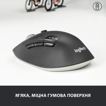 Миша Logitech M720 Triathlon Wireless/Bluetooth Black (910-004791)