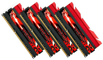 RAM G.Skill DDR3-2400 32768MB PC3-19200 (zestaw 4x8192) TridentX (F3-2400C10Q-32GTX)