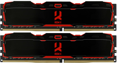 Оперативна пам'ять Goodram DDR4-2666 16384MB PC4-21300 (Kit of 2x8192) IRDM X Black (IR-X2666D464L16S/16GDC)
