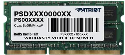 RAM Patriot SODIMM DDR3-1600 4096MB PC3-12800 Signature Line (PSD34G1600L2S)