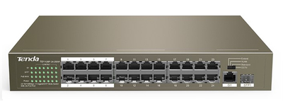 Przełącznik Tenda TEF1126P-24-250W 24xFE PoE GE/SFP (TEF1126P-24-250W)