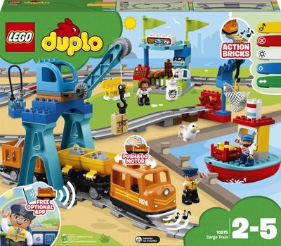 Конструктор LEGO DUPLO Вантажний потяг 105 деталей (10875)