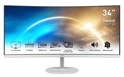 Монітор MSI PRO MP341CQW 34" (4719072978198)