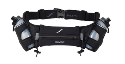 Сумка для бега влагонепроницаемая на пояс Fitletic Hydra (FL-HD08-C1S-black/black), черный