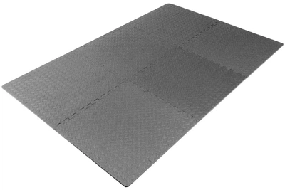 Коврик пазл для тренеровок ProSource Exercise Puzzle Mat 12.7 мм Grey (PS-2302-1/2"-grey), серый