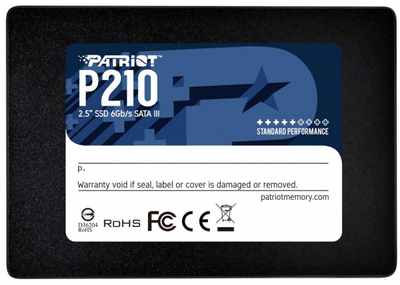 Patriot P210 128GB 2.5" SATAIII TLC (P210S128G25)