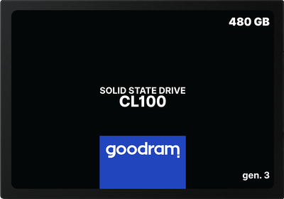 Dysk SSD Goodram CL100 Gen.3 480GB 2.5" SATA III 3D NAND TLC (SSDPR-CL100-480-G3)