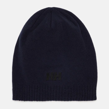 Шапка чоловіча Helly Hansen Brand Beanie 57502-597 Navy (7040052765765)