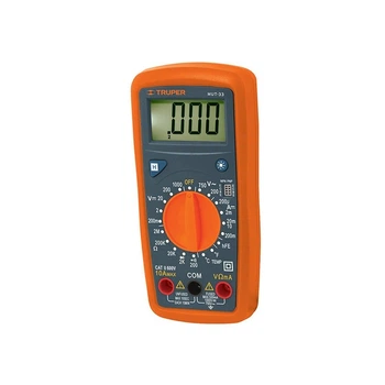 Тестер, Мультиметр, Comfort, підсвітка (200mV-500V) 1 Bat 9V MUT-33 TRUPER