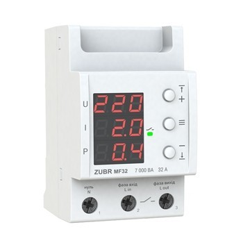 Мультифункціональне реле напруги ZUBR MF32 32А