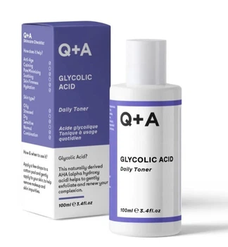 Тонер для обличчя з гліколевою кислотою Q+A Glycolic Acid Daily Toner 100 мл