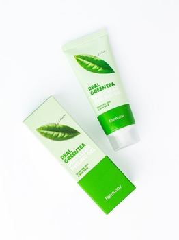 Пилинг гель для лица с экстрактом зеленого чая FarmStay Real Green Tea Deep Clear Peeling Gel 100 мл