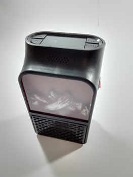 Тепловентилятор с имитацией камина мини Flame Heater 1000W