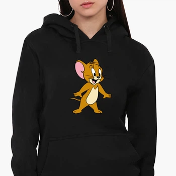 Худи женский Том и Джери (Tom and Jerry) Черный (8921-1958) L