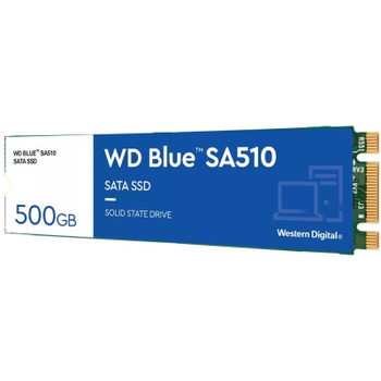 Накопичувач SSD WD M.2 2280 500GB SA510 (WDS500G3B0B)