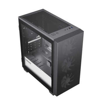 Корпус Gamemax Aero Mini Micro ATX без блока живлення front panel with full mesh/V 1.62 PWM+ARGB Hub