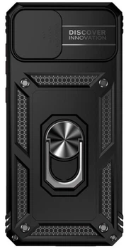 Чехол Camshield c кольцом-подставкой на Samsung Galaxy A04E черный