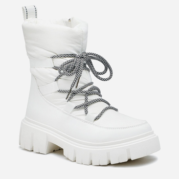 Жіночі зимові черевики високі Jenny Fairy HY211257 36 23.5 см Білі (5904862252223)