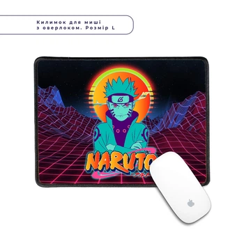 Килимок для мишки з оверлоком Наруто Узумакі (Naruto Uzumaki) (5962-2631-L) L