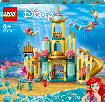 Zestaw klocków LEGO Disney Princess Podwodny pałac Arielki 498 elementów (43207)