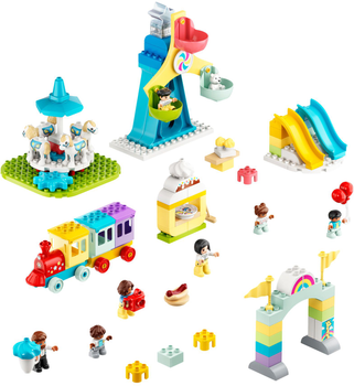 Zestaw klocków LEGO DUPLO Park rozrywki 95 elementów (10956)
