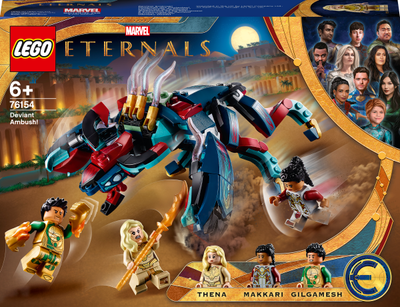 Zestaw klocków LEGO Super Heroes Marvel Zasadzka Dewiantów 197 elementów (76154)