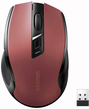 Мышь Ugreen MU006 Ergonomic Wireless Red (UGR-15065)